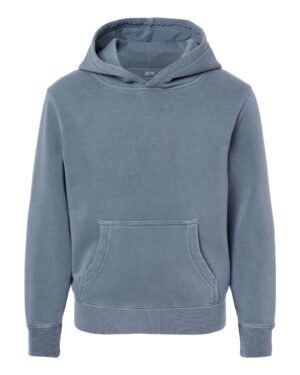 Independent Trading Co. Youth Midweight Pigment-Dyed Hooded Sweatshirt - Image 43
