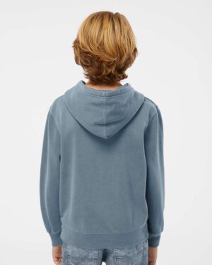 Independent Trading Co. Youth Midweight Pigment-Dyed Hooded Sweatshirt - Image 48