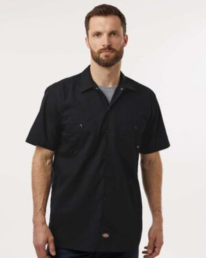 Dickies Men's Tall Industrial Short Sleeve Work Shirt - Image 4