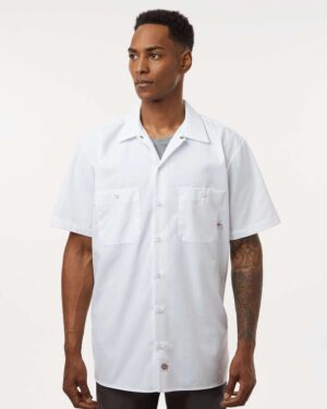 Dickies Men's Tall Industrial Short Sleeve Work Shirt - Image 40