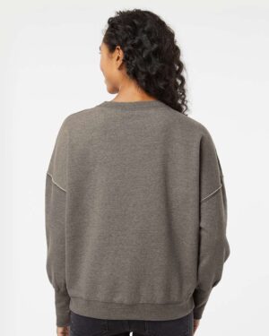 MV Sport Women's Sueded Fleece Crewneck Sweatshirt - Image 6