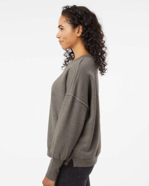 MV Sport Women's Sueded Fleece Crewneck Sweatshirt - Image 5