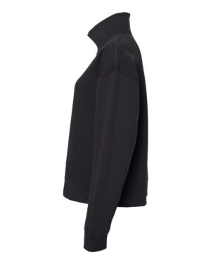 MV Sport Women's Sueded Fleece Quarter-Zip Sweatshirt - Image 3