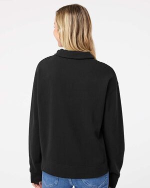 MV Sport Women's Sueded Fleece Quarter-Zip Sweatshirt - Image 6
