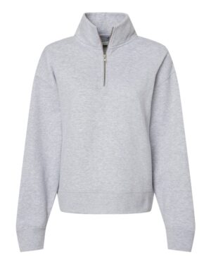 MV Sport Women's Sueded Fleece Quarter-Zip Sweatshirt - Image 7