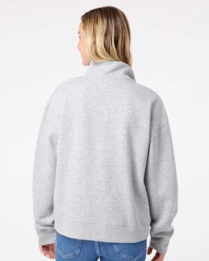 MV Sport Women's Sueded Fleece Quarter-Zip Sweatshirt - Image 12