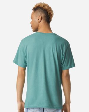 American Apparel Unisex CVC V-Neck Tee - Image 12