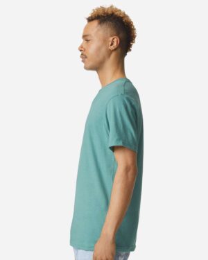 American Apparel Unisex CVC V-Neck Tee - Image 11