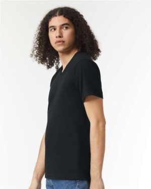 American Apparel Unisex CVC V-Neck Tee - Image 5