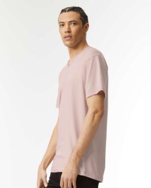American Apparel Unisex CVC V-Neck Tee - Image 23
