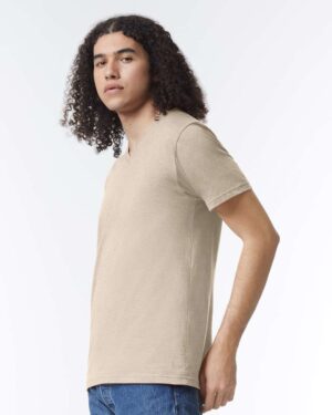 American Apparel Unisex CVC V-Neck Tee - Image 29