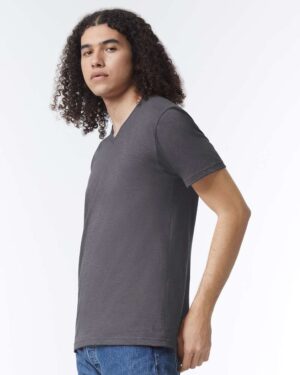 American Apparel Unisex CVC V-Neck Tee - Image 41