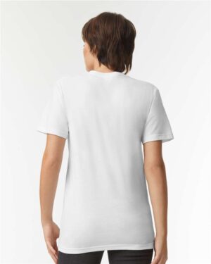 American Apparel Unisex CVC V-Neck Tee - Image 60