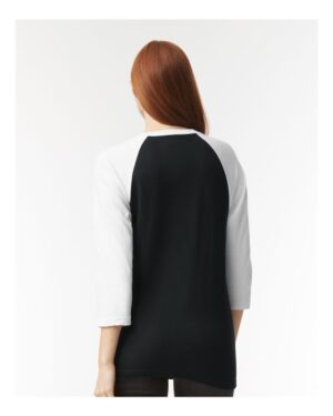 American Apparel Unisex CVC Three-Quarter Sleeve Tee - Image 6