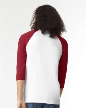 American Apparel Unisex CVC Three-Quarter Sleeve Tee - Image 30