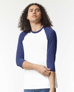American Apparel Unisex CVC Three-Quarter Sleeve Tee - Image 34