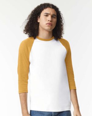 American Apparel Unisex CVC Three-Quarter Sleeve Tee - Image 40