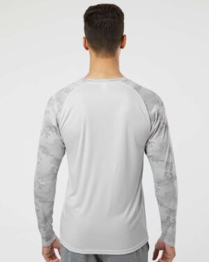 Paragon Unisex Cayman Performance Camo Colorblocked Long Sleeve T-Shirt - Image 6