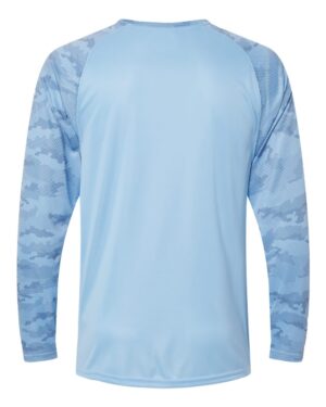 Paragon Unisex Cayman Performance Camo Colorblocked Long Sleeve T-Shirt - Image 14