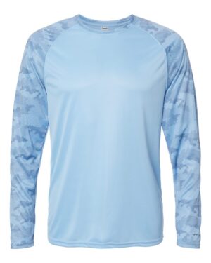 Paragon Unisex Cayman Performance Camo Colorblocked Long Sleeve T-Shirt - Image 13