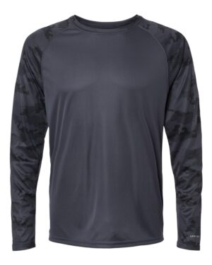 Paragon Unisex Cayman Performance Camo Colorblocked Long Sleeve T-Shirt - Image 19