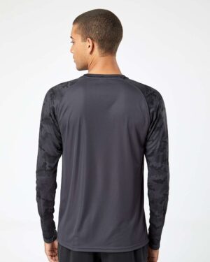 Paragon Unisex Cayman Performance Camo Colorblocked Long Sleeve T-Shirt - Image 24