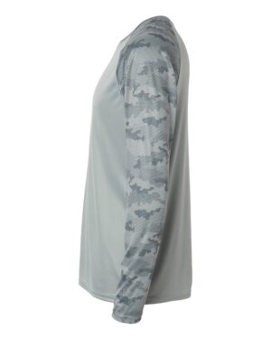 Paragon Unisex Cayman Performance Camo Colorblocked Long Sleeve T-Shirt - Image 27