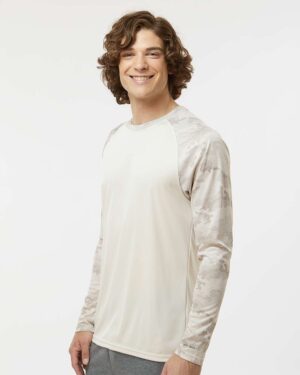 Paragon Unisex Cayman Performance Camo Colorblocked Long Sleeve T-Shirt - Image 53