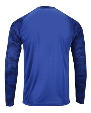 Paragon Unisex Cayman Performance Camo Colorblocked Long Sleeve T-Shirt - Image 42