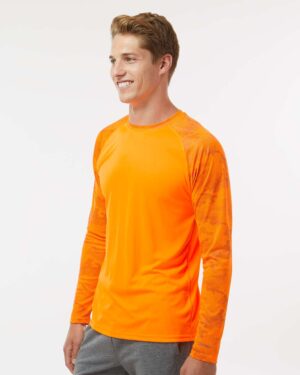 Paragon Unisex Cayman Performance Camo Colorblocked Long Sleeve T-Shirt - Image 35