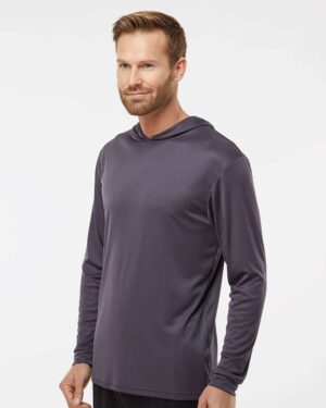 Paragon Unisex Bahama Performance Hooded Long Sleeve T-Shirt - Image 35