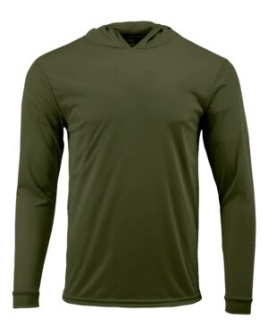 Paragon Unisex Bahama Performance Hooded Long Sleeve T-Shirt - Image 67