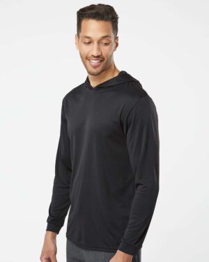 Paragon Unisex Bahama Performance Hooded Long Sleeve T-Shirt - Image 20