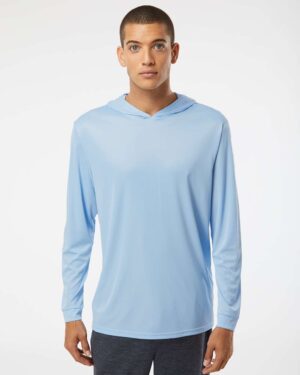 Paragon Unisex Bahama Performance Hooded Long Sleeve T-Shirt - Image 25