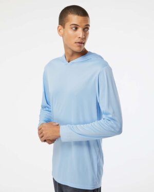 Paragon Unisex Bahama Performance Hooded Long Sleeve T-Shirt - Image 26