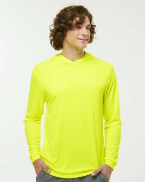 Paragon Unisex Bahama Performance Hooded Long Sleeve T-Shirt - Image 85