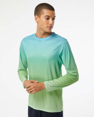 Paragon Unisex Barbados Performance Pin Dot Long Sleeve T-Shirt - Image 5