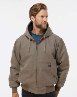 DRI DUCK Men's Tall Cheyenne Boulder Cloth™ Hooded Jacket with Tricot Quilt Lining - Image 22