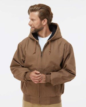 DRI DUCK Men's Tall Cheyenne Boulder Cloth™ Hooded Jacket with Tricot Quilt Lining - Image 16