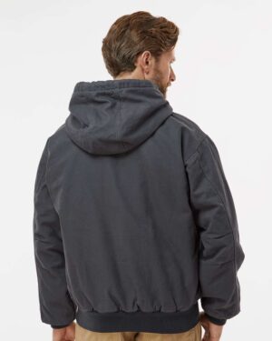 DRI DUCK Men's Tall Cheyenne Boulder Cloth™ Hooded Jacket with Tricot Quilt Lining - Image 12