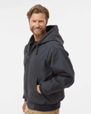 DRI DUCK Men's Tall Cheyenne Boulder Cloth™ Hooded Jacket with Tricot Quilt Lining - Image 11