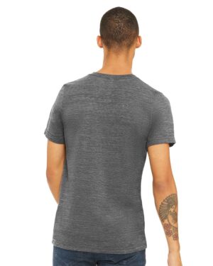 BELLA + CANVAS Unisex Textured Jersey V-Neck Tee - Image 3