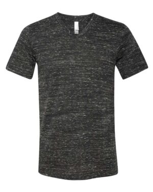 BELLA + CANVAS Unisex Textured Jersey V-Neck Tee - Image 4