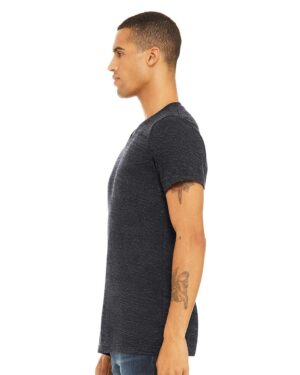 BELLA + CANVAS Unisex Textured Jersey V-Neck Tee - Image 11