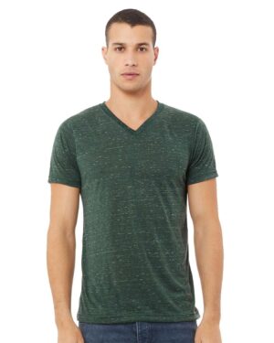 BELLA + CANVAS Unisex Textured Jersey V-Neck Tee - Image 22