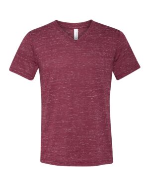 BELLA + CANVAS Unisex Textured Jersey V-Neck Tee - Image 25