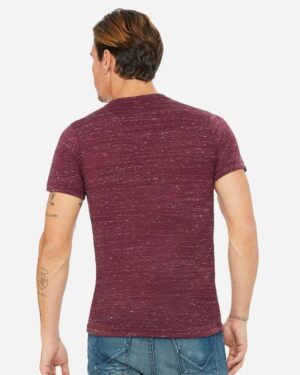 BELLA + CANVAS Unisex Textured Jersey V-Neck Tee - Image 30