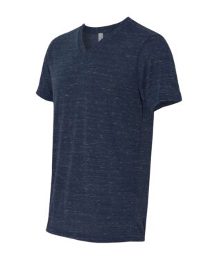 BELLA + CANVAS Unisex Textured Jersey V-Neck Tee - Image 33