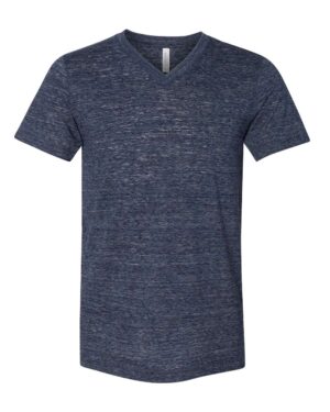 BELLA + CANVAS Unisex Textured Jersey V-Neck Tee - Image 34