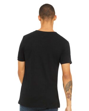 BELLA + CANVAS Unisex Textured Jersey V-Neck Tee - Image 48